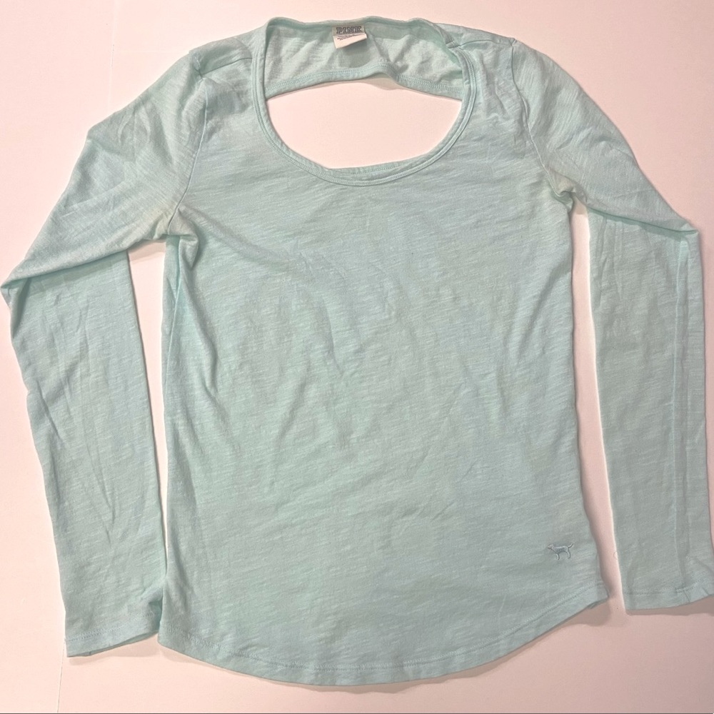 Victoria’s Secret Pink long sleeve open back shirt